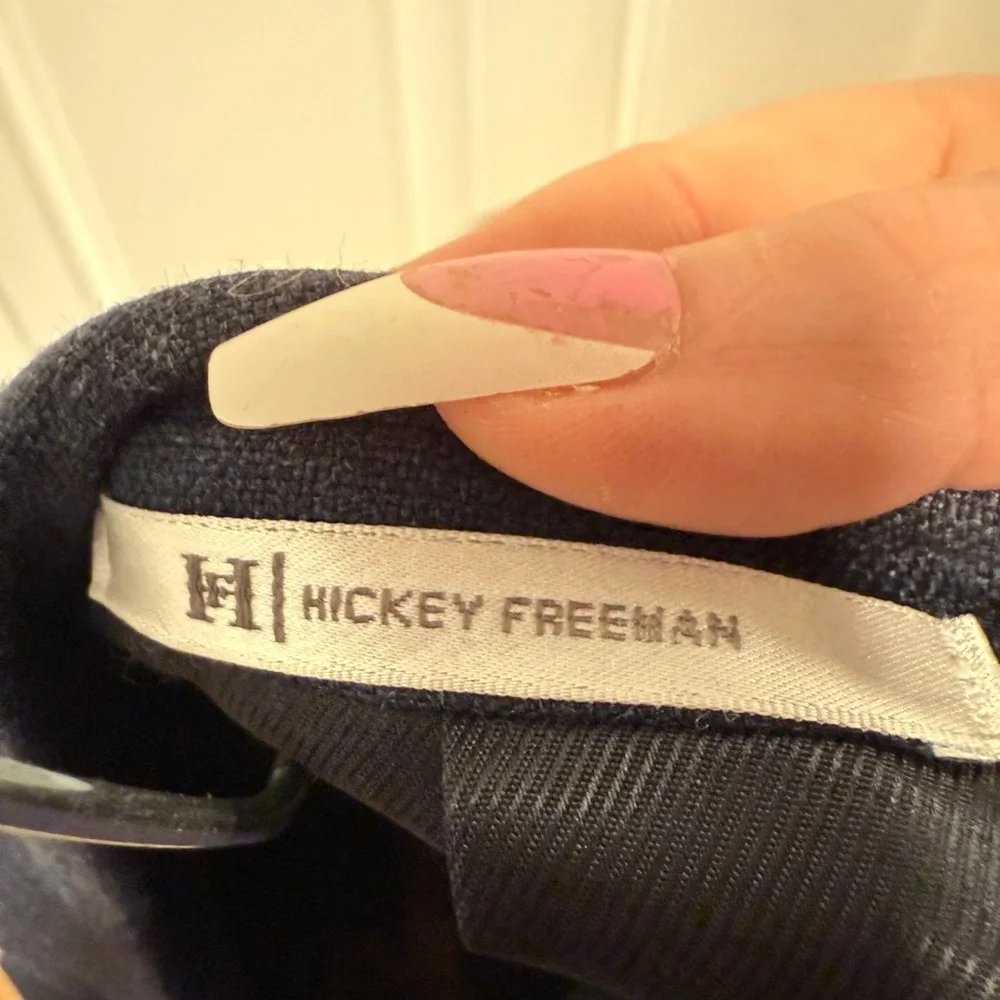Hickey Freeman Ltd. Luxury Silk Blend Blazer Jacket Slate Blue | Union Made 42R